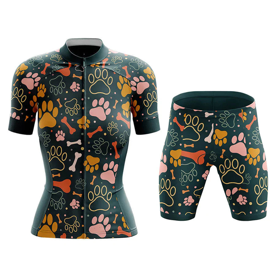 Dog Lover Cycling Kit Women Jersey