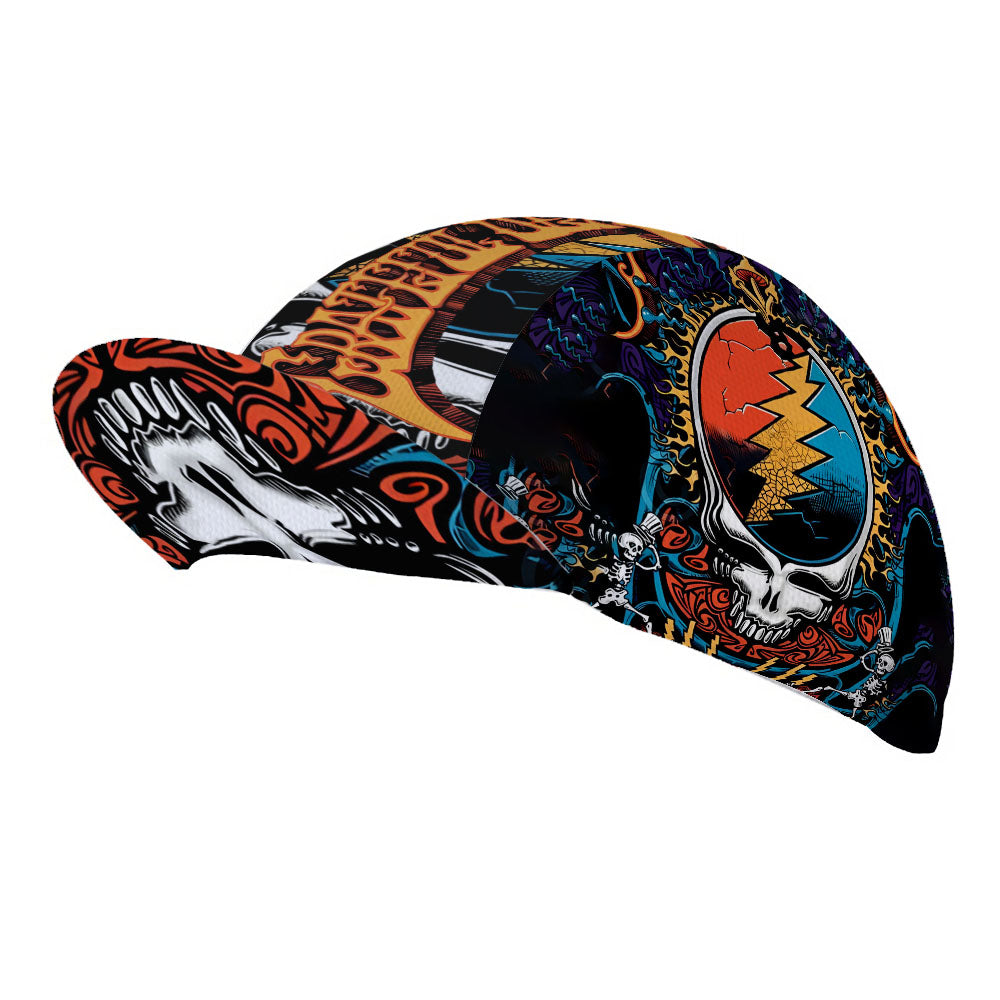 bike helmet skull cap Grateful Dead Cycling Sports Hats continue:Kit of Gold & Chrome Lures NIKE Men's NK Team P106SK %20Other%20items%20cut%20into%20your%20neck%20when%20bending%20your%20head%20back