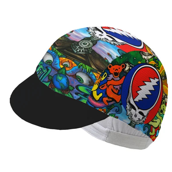 Grateful Dead Skull Cycling Cap Sports Hats
