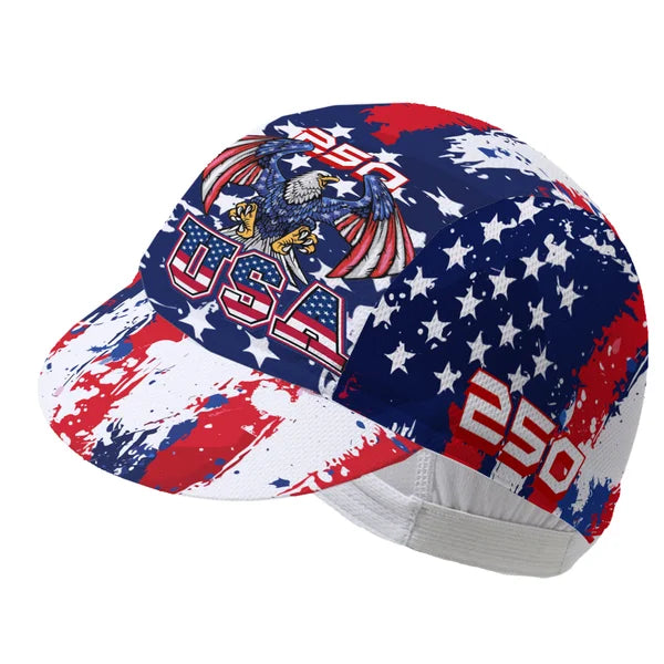 America 250 Cycling Cap – Patriotic USA Bike Hat 1776–2026 | One Size