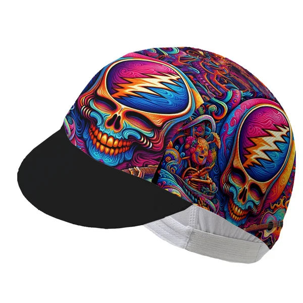 Grateful Dead Skull Cycling Cap Sports Hats