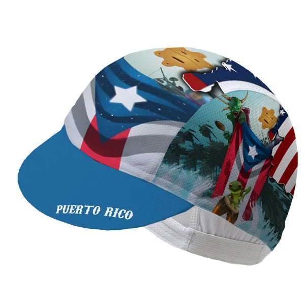 Puerto Rico Cycling Cap Sports Hats
