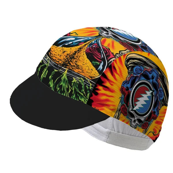 Grateful Dead Skull Cycling Cap Sports Hats