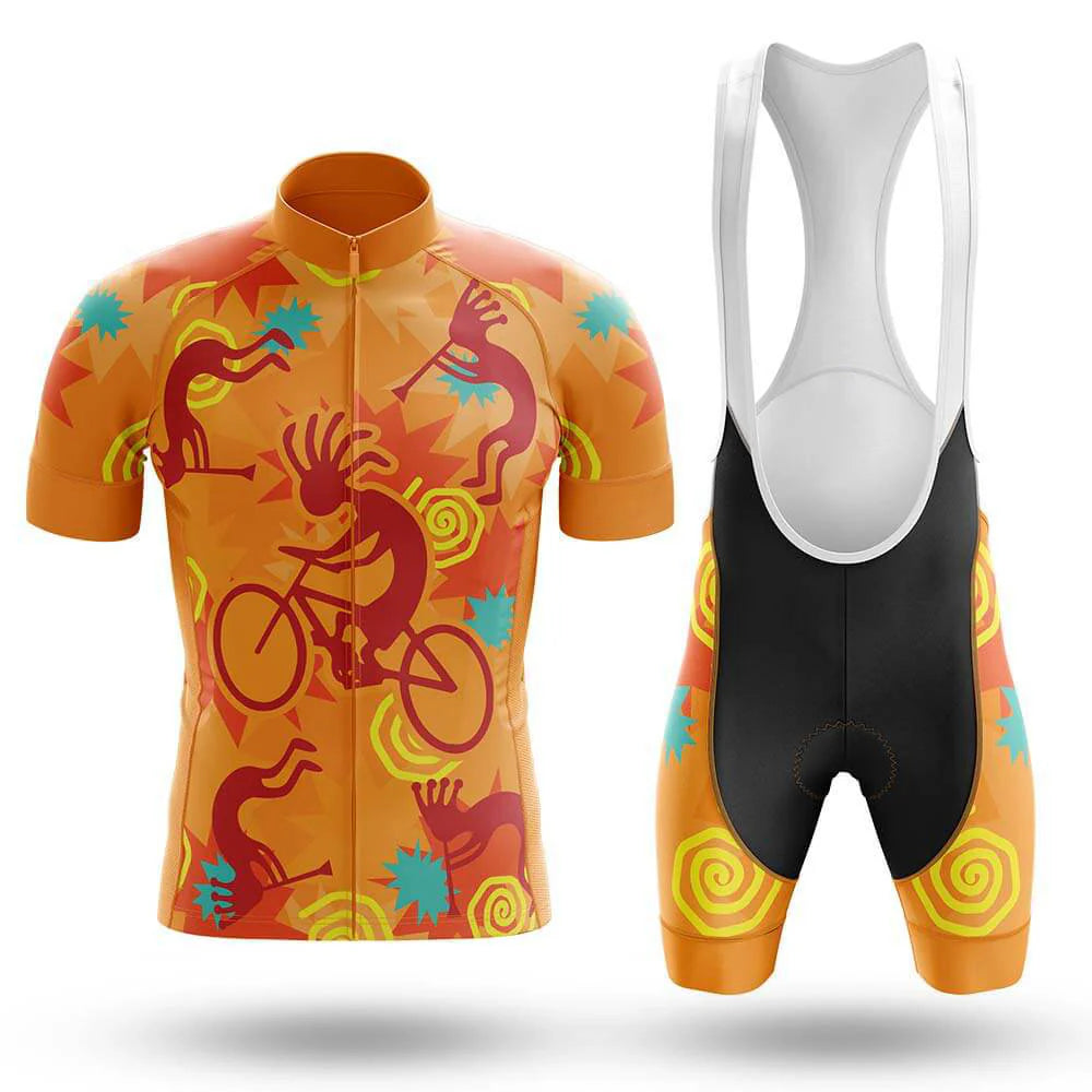 Customized Kokopelli Short Sleeve Cycling Jersey for Men Shorts Bib Shorts and Sets