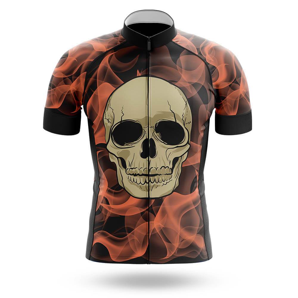 Customized Skull Short Sleeve Cycling Jersey for Men