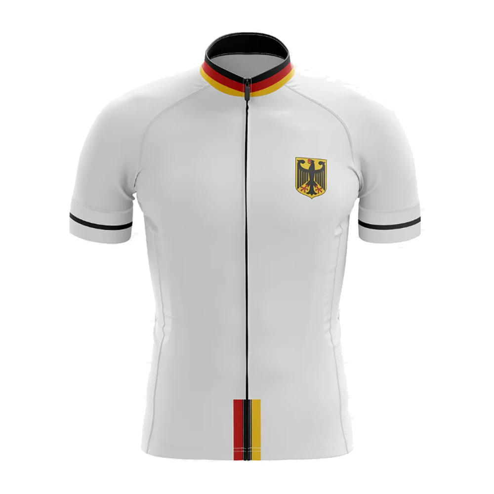 Personalized Germany Short Sleeve Cycling Jersey for Men