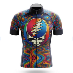 Personalized Grateful Dead Skull Cycling Jersey SET For Men – OS