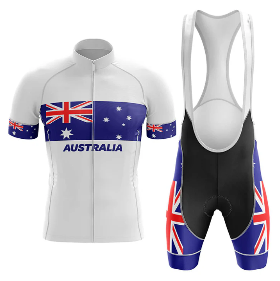 Personalized Australia Cycling  v32 Kit Cycling Jersey For Men