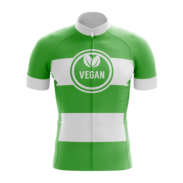 Customized Vegan Collection 2 Short Sleeve Cycling Jersey For Men And Women