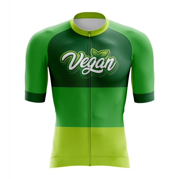 Customized Vegan Collection 1 Short Sleeve Cycling Jersey For Men And Women