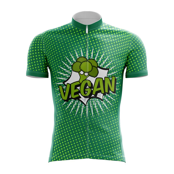 Customized Vegan Collection 1 Short Sleeve Cycling Jersey For Men And Women