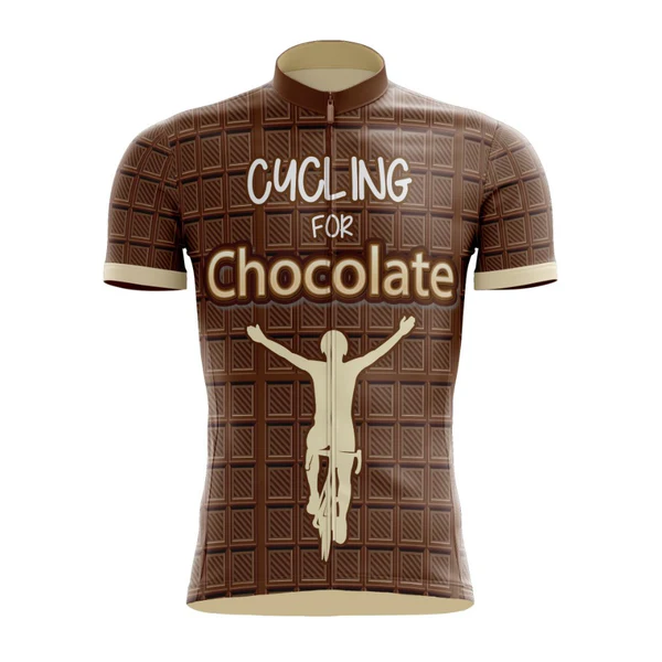 Customized Food Short Sleeve Cycling Jersey For Men