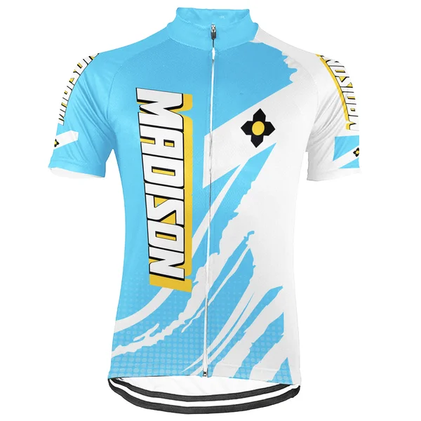 Customized Madison Short Sleeve Cycling Jersey For Men And Women