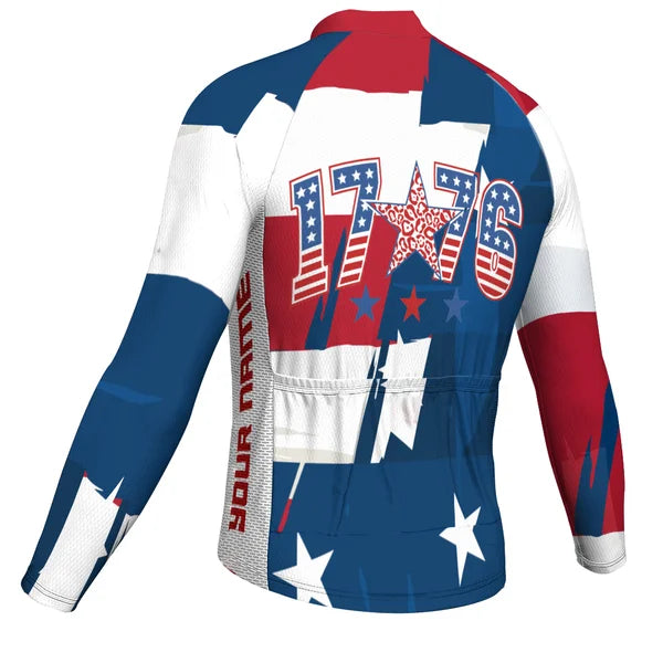 Customized America 250th Anniversary Long Sleeve Cycling Jersey