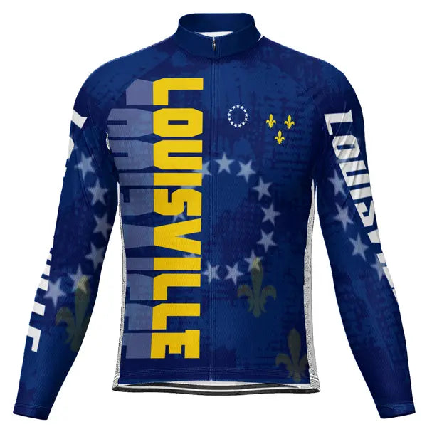 Customized Louisville Long Sleeve Cycling Jersey for Men