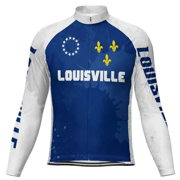 Customized Louisville Long Sleeve Cycling Jersey for Men