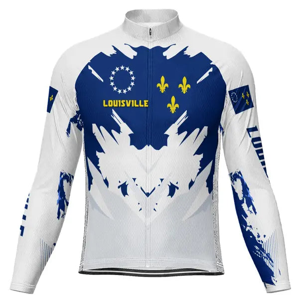 Customized Louisville Long Sleeve Cycling Jersey for Men