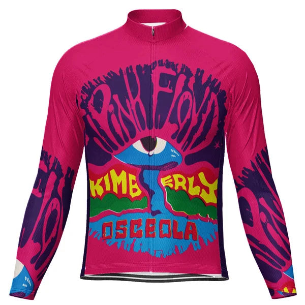 Customized Pink Floyd Cycling Long Jersey For Men