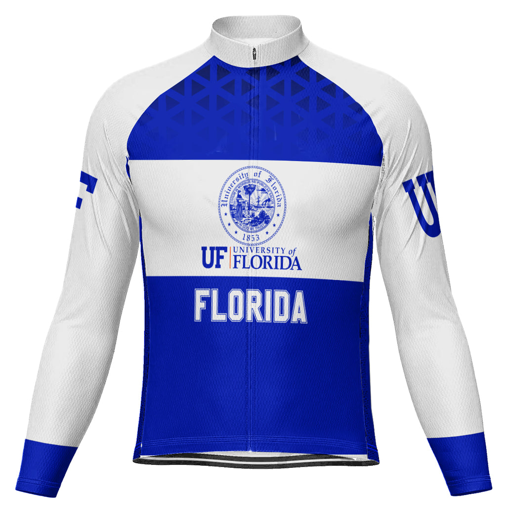 Customized University of Florida (UF) Long Sleeve Cycling Jersey For Men And Women