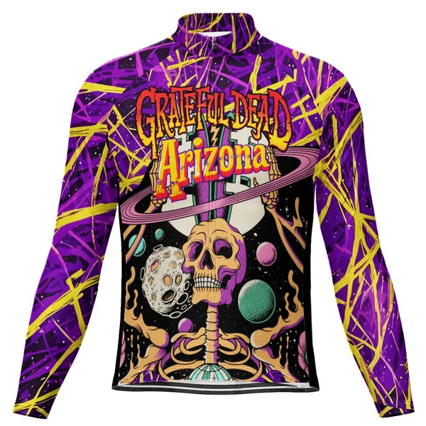 Customized Arizona Grateful Dead Fan Long Sleeve Cycling Jersey For Men