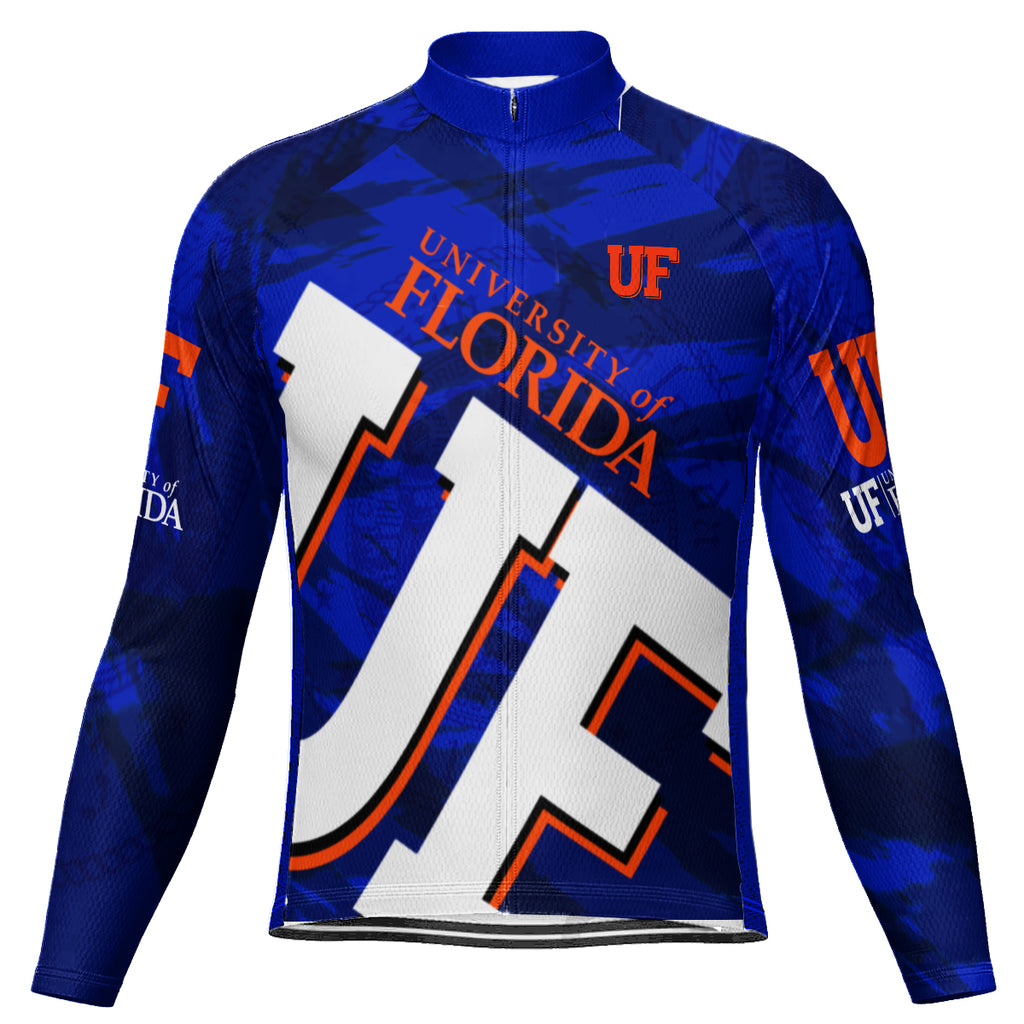 Customized University of Florida (UF) Long Sleeve Cycling Jersey For Men And Women