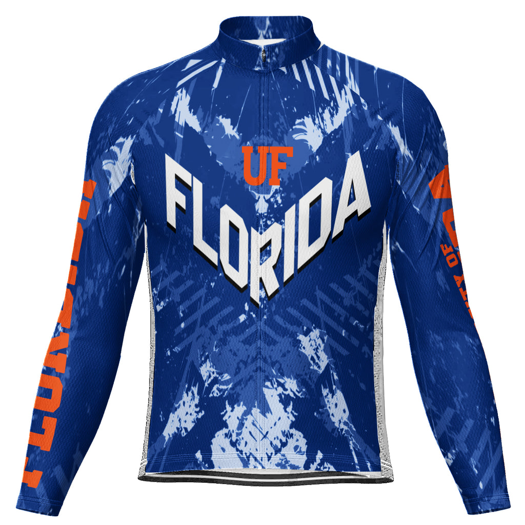 Customized University of Florida (UF) Long Sleeve Cycling Jersey For Men And Women