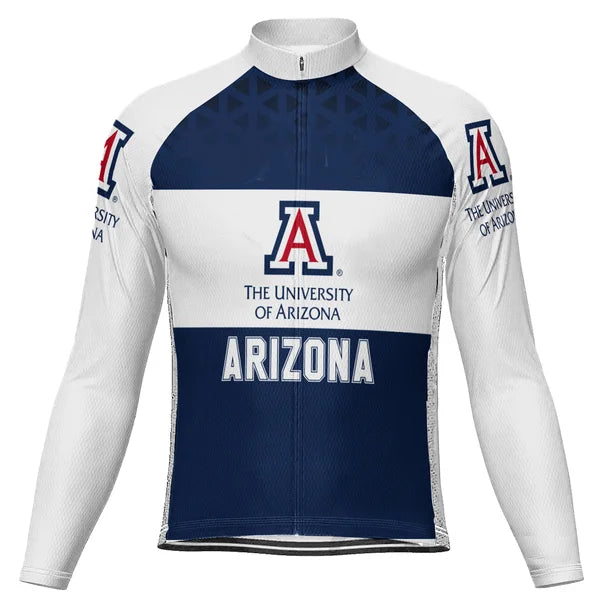 Customized University Of Arizona Long Sleeve Cycling Jersey For Men and Women