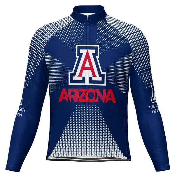 Customized University Of Arizona Long Sleeve Cycling Jersey For Men and Women