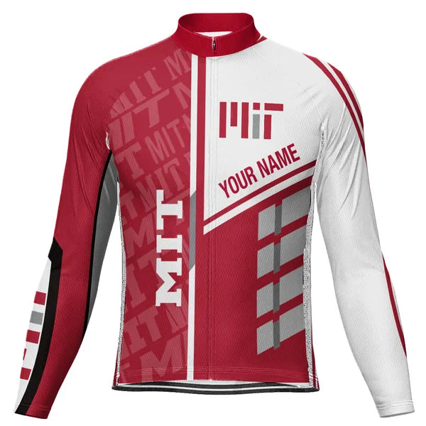 Customized MIT Long Sleeve Cycling Jersey For Men