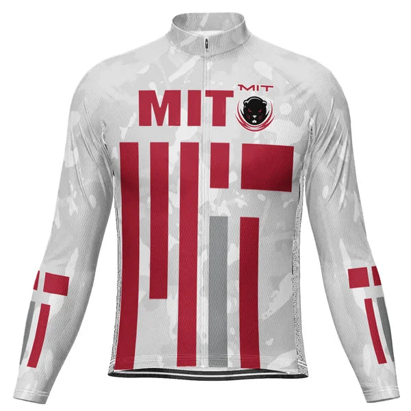 Customized MIT Long Sleeve Cycling Jersey For Men