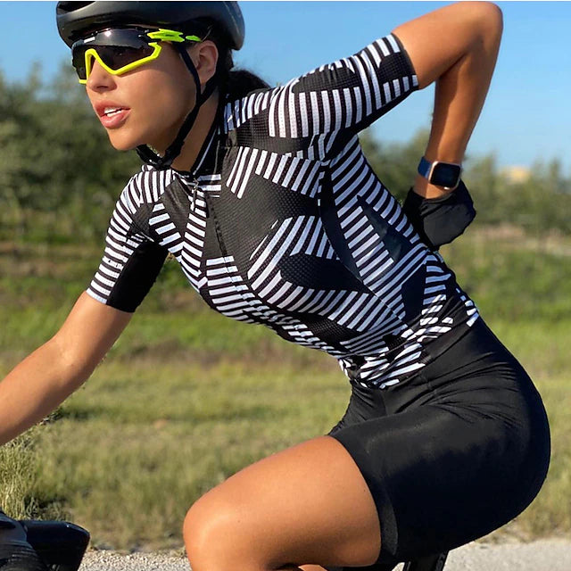 Fashion Speed & Style Short Sleeve Cycling Jersey For Women