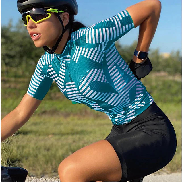 Fashion Speed & Style Short Sleeve Cycling Jersey For Women