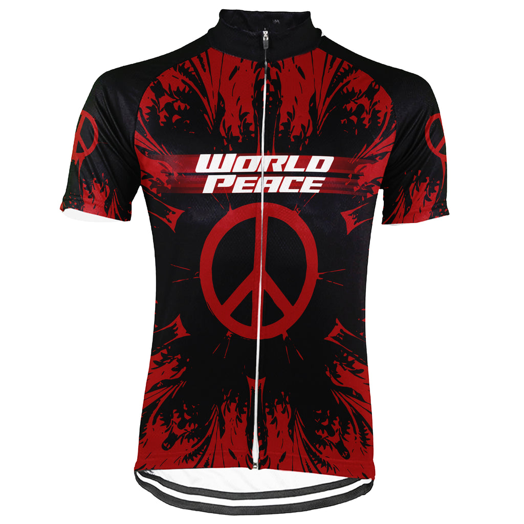 Customized PEACE Collection 2 Short Sleeve Cycling Jersey For Men and Women
