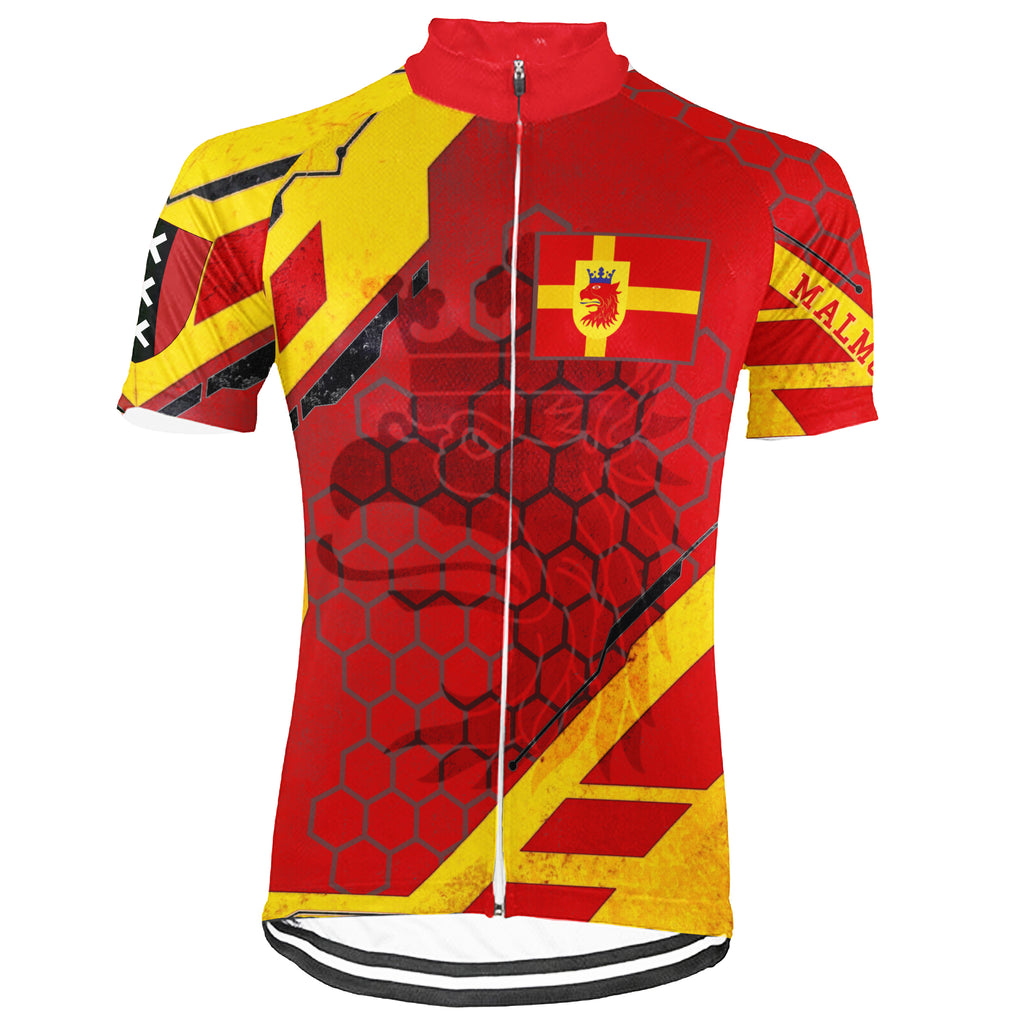 Customized Malmö Short Sleeve Cycling Jersey for Men