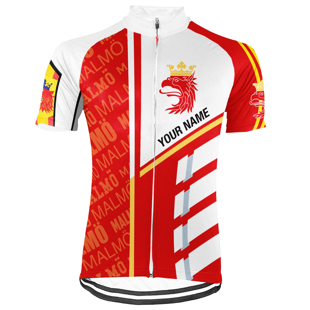 Customized Malmö Short Sleeve Cycling Jersey for Men