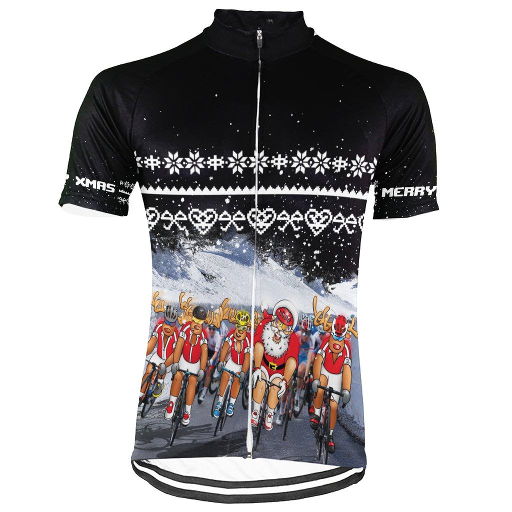 Customized Christmas Collection 1 Short Sleeve Cycling Jersey For Men And Women