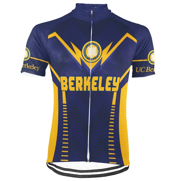 Customized University of California, Berkeley (UC Berkeley) Short Sleeve Cycling Jersey For Men And Women