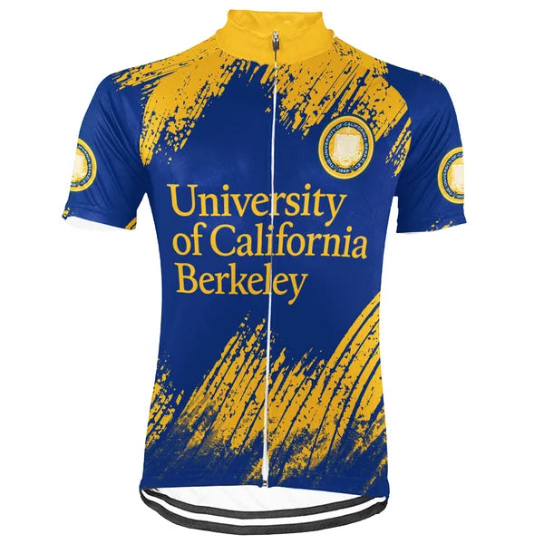 Customized University of California, Berkeley (UC Berkeley) Short Sleeve Cycling Jersey For Men And Women