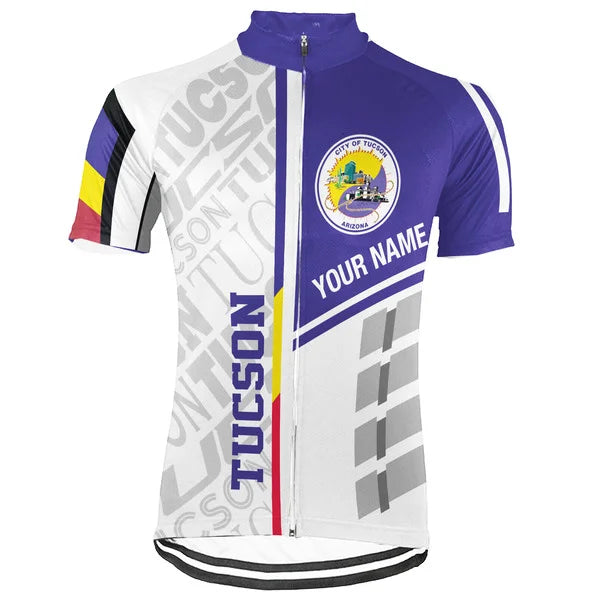 Customized Tucson Short Sleeve Cycling Jersey for Men