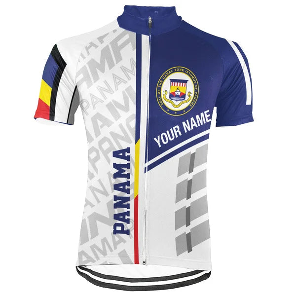Customized Panama Short Sleeve Cycling Jersey for Men