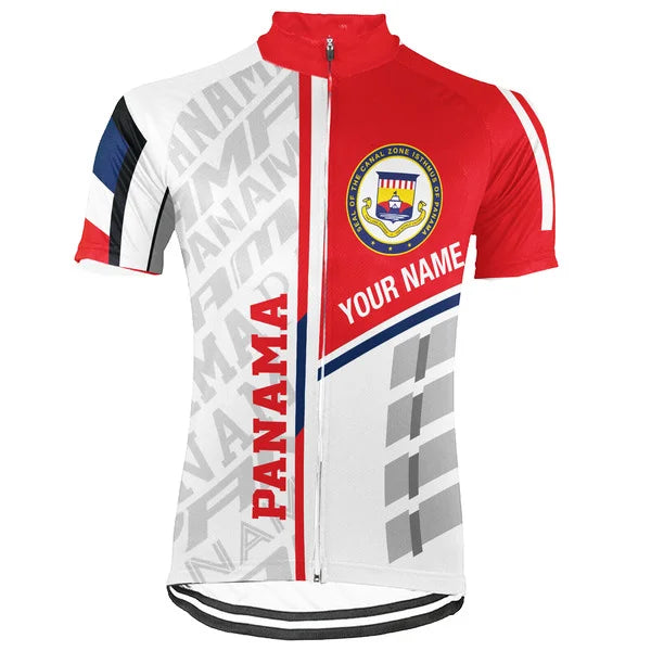 Customized Panama Short Sleeve Cycling Jersey for Men