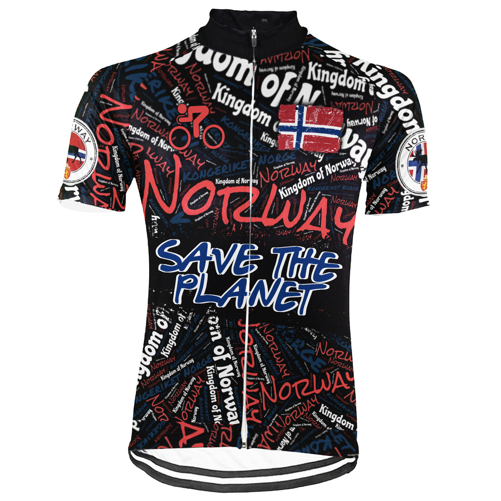 Customized Ride Green, Ride for Peace Noway Short Sleeve Cycling Jersey For Men And Women