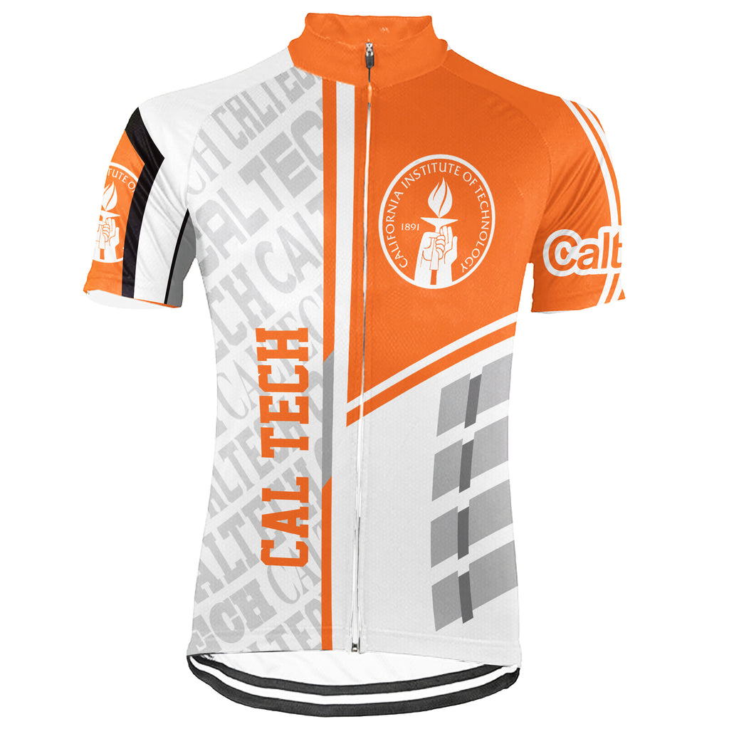 Customized California Institute of Technology Short Sleeve Cycling Jersey For Men And Women