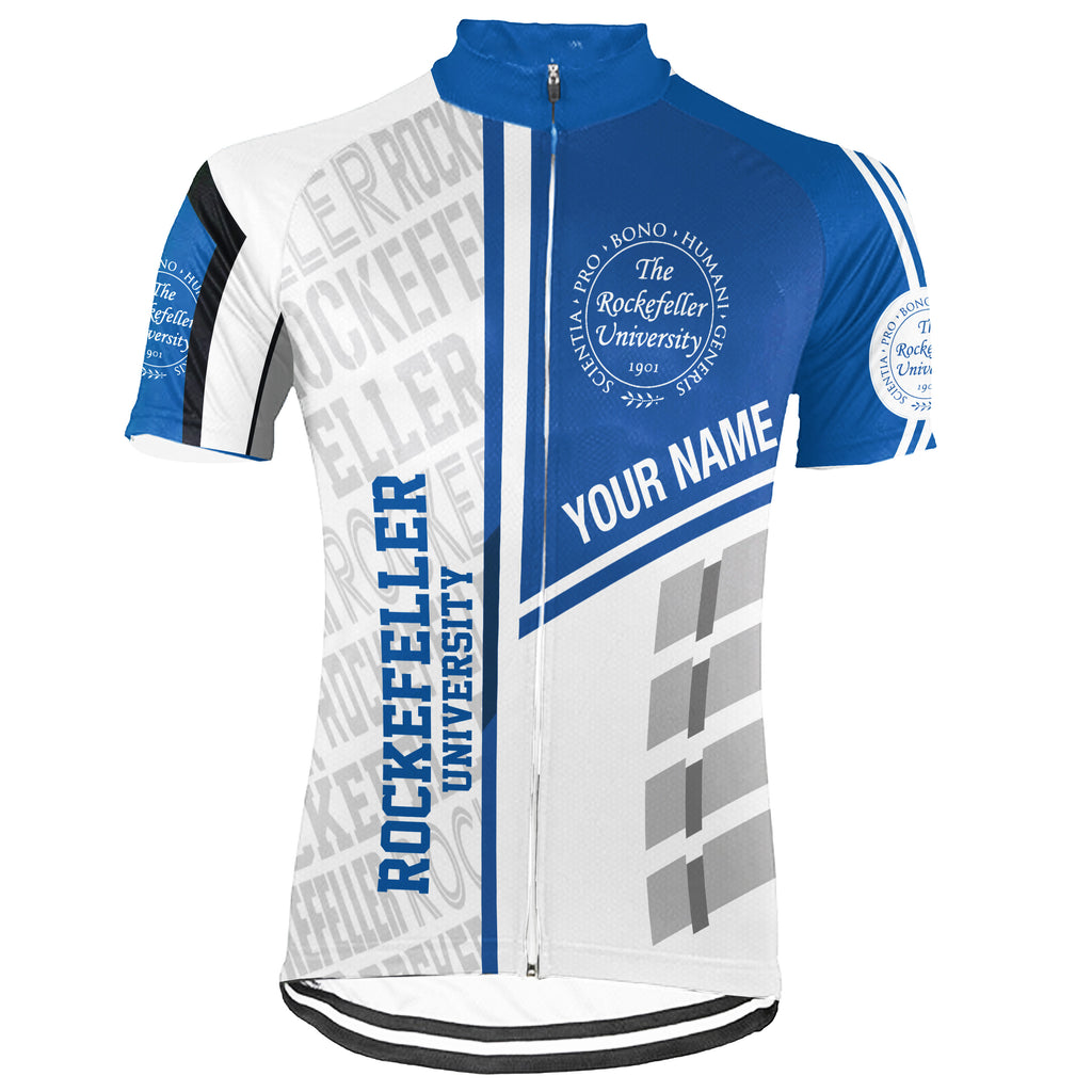Customized The Rockefeller University Short Sleeve Cycling Jersey For Men And Women