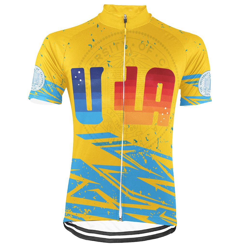 Customized The University of California, Los Angeles (UCLA) Short Sleeve Cycling Jersey For Men And Women