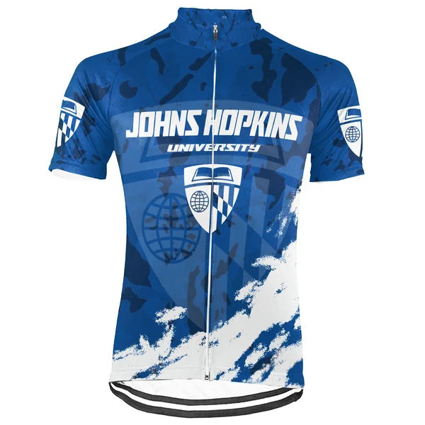 Customized Johns Hopkins University (JHU) Short Sleeve Cycling Jersey For Men And Women