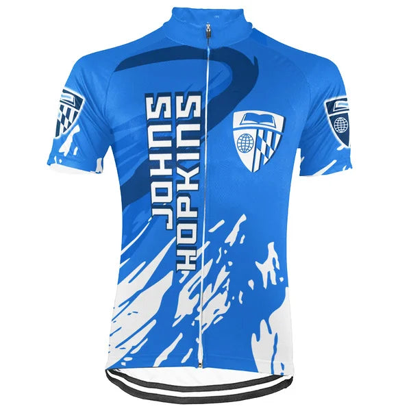 Customized Johns Hopkins University (JHU) Short Sleeve Cycling Jersey For Men And Women