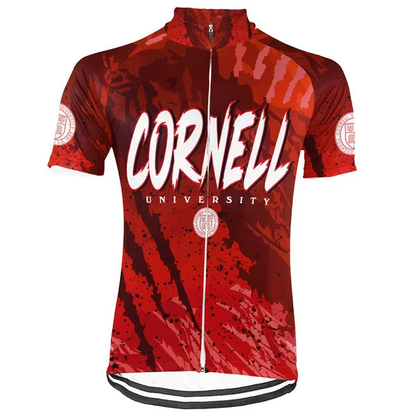 Customized Cornell University Short Sleeve Cycling Jersey For Men And Women