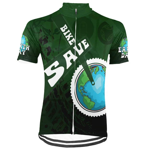 Customized Ride for a Greener Future Short Sleeve Cycling Jersey For Men And Women