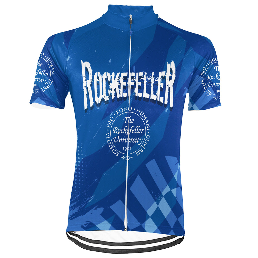 Customized The Rockefeller University Short Sleeve Cycling Jersey For Men And Women